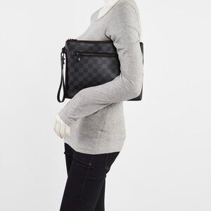 Louis Vuitton Graphite Damier Canvas Takeoff Pouch